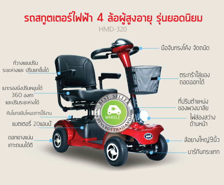 รถเข็นไฟฟ้า วีลแชร์ไฟฟ้า รถเข็นผู้ป่วยไฟฟ้าราคาถูก