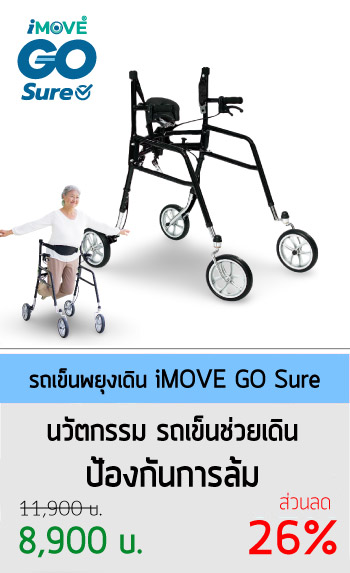 รถเข็นพยุงเดินป้องกันล้ม